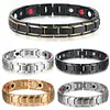Magnetic Therapy Healing Bracelets - Black, Silver, Gold