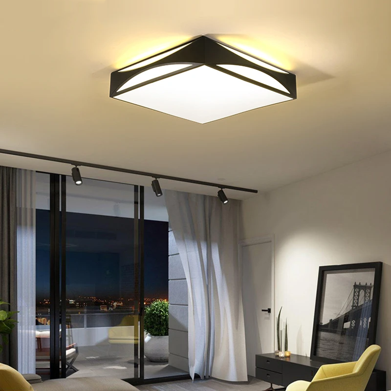 Modern Black White Design Ceiling Light For Home  Modern LED Lamps High Quality Ceiling Lamp For Living Room Bedroom