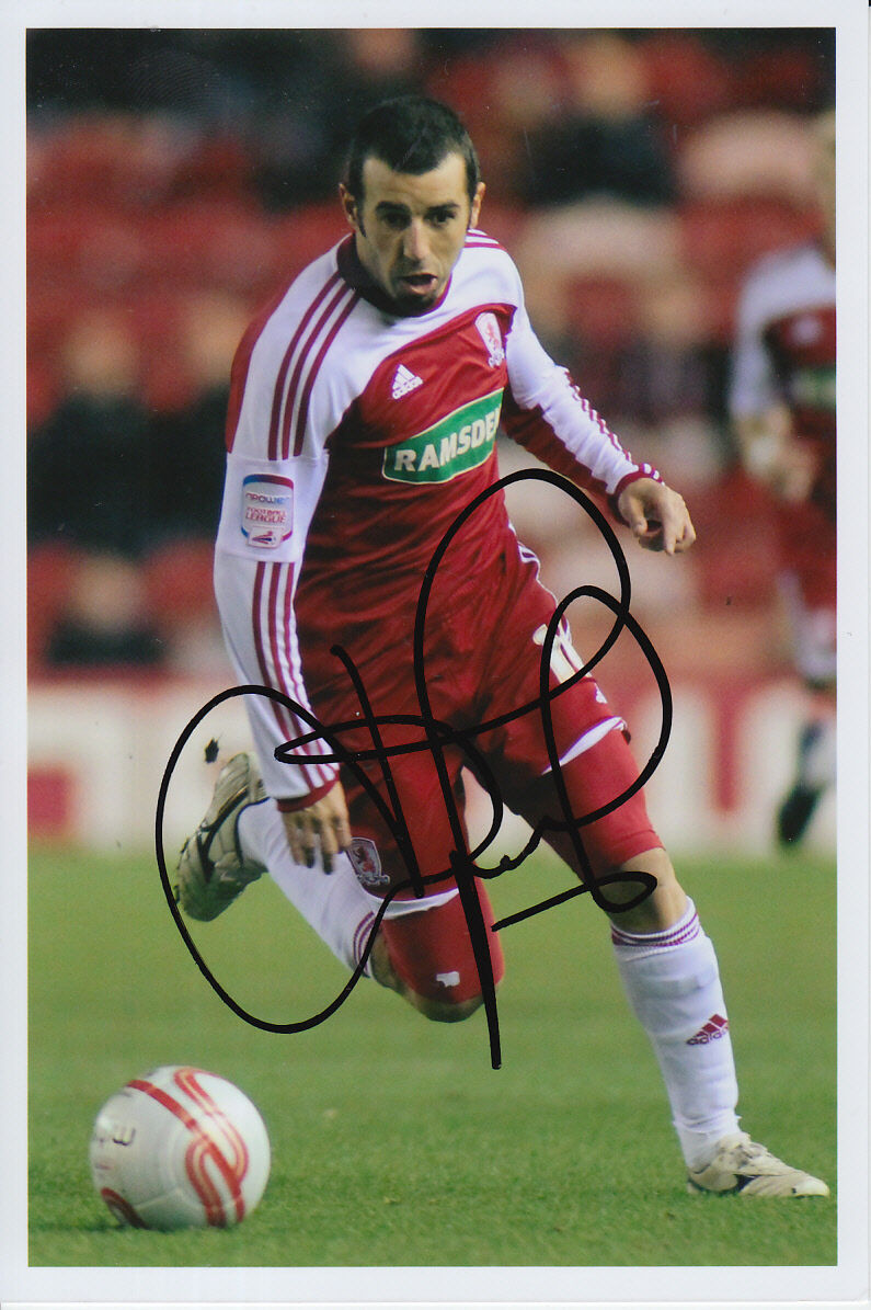 MIDDLESBROUGH HAND SIGNED JULIO ARCA 6X4 Photo Poster painting 1.