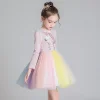 Kid Baby Girls Unicorn Party Rainbow Fancy Flower Dress