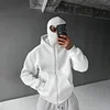 Casual Zipper Mask Ninja Hoodie by Inlyline
