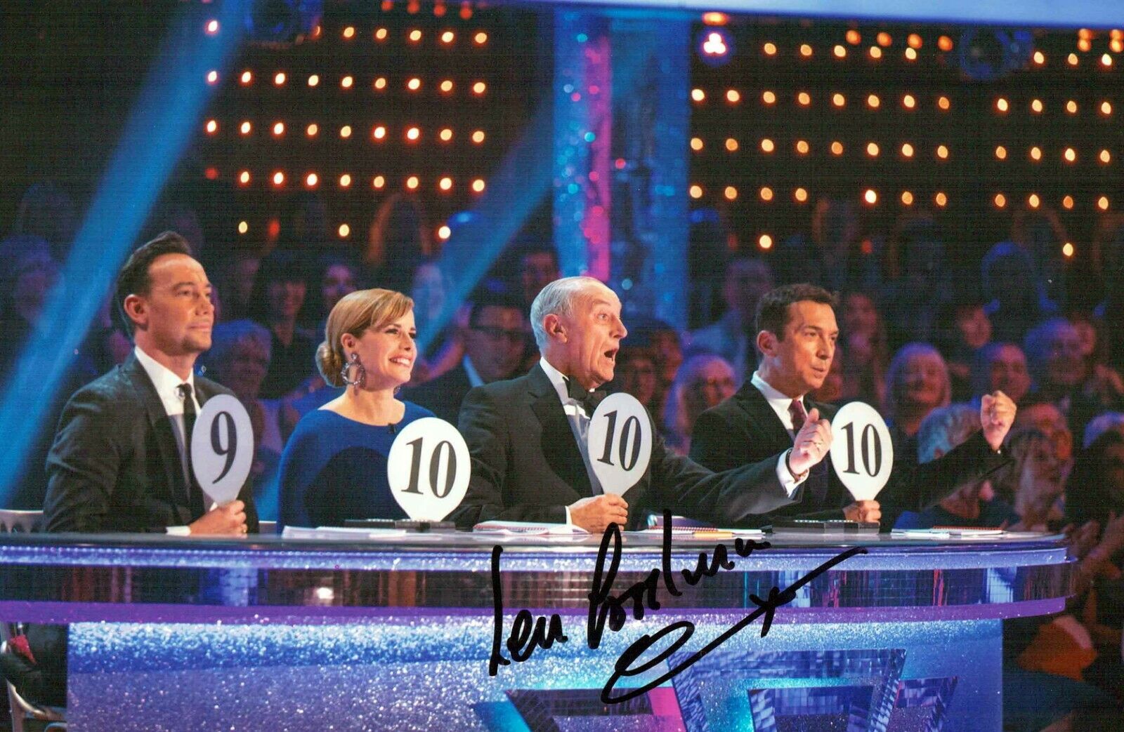 Len GOODMAN Signed Autograph 12x8 Photo Poster painting AFTAL COA Strictly Come Dancing Judge