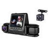 3 Lens Auto Video Camera Loop Recording HD 1080P Car Camcorder Front Rear Camera