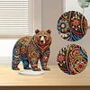 (US Local)5D DIY Special Shape Diamond Painting Desk Ornament Gorgeous Animal Decor Kit