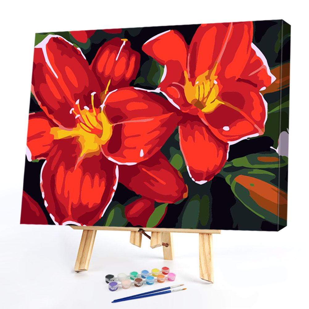 

40*50CM Paint By Numbers-Blooming Flowers, 501 Original
