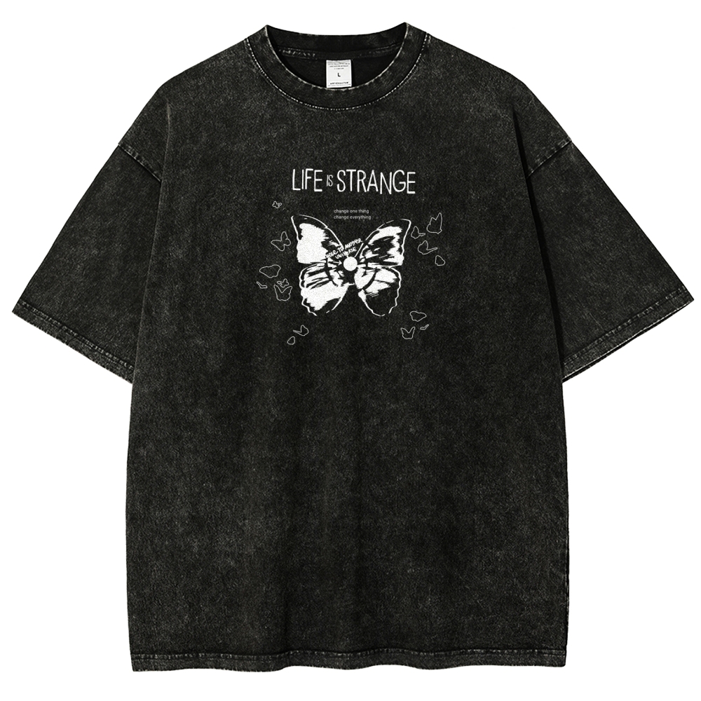 Life Is Strange Unisex Fit Washed T-Shirt 2601016308