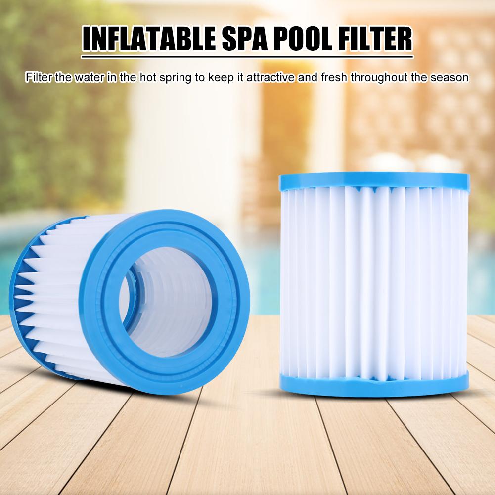 

Inflatable Swimming Pool Filter Element Outdoor Hot Tub Replacement Filter, 501 Original