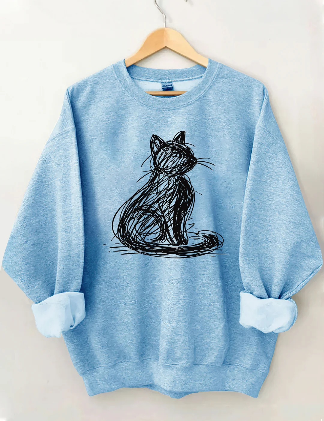 Abstract Cat Sweatshirt