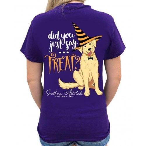 Treat Dog Halloween Fall T-Shirt