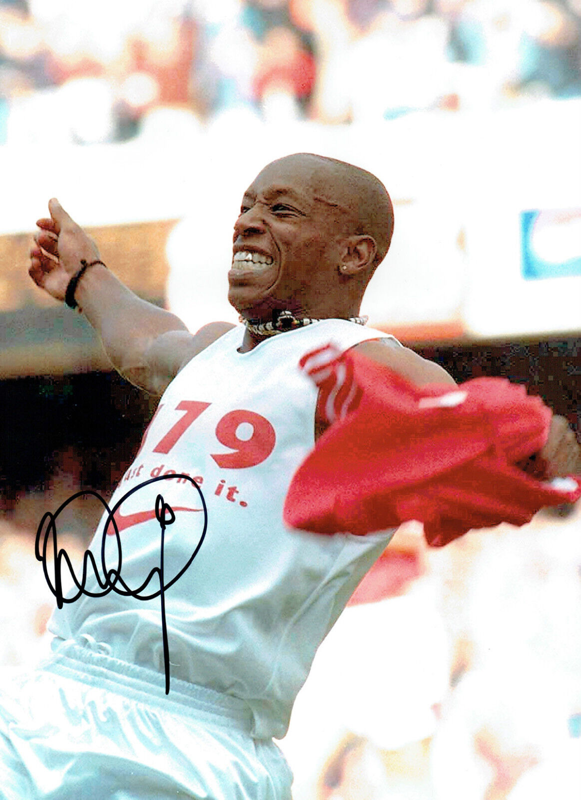 Ian WRIGHT SIGNED Autograph 16x12 Photo Poster painting AFTAL COA Arsenal GREAT