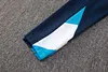 Joyfball 2024/2025 Olympique de Marseille Long Zipped Jacket Blue Soccer Jersey 1:1 Thai Quality 