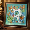 Butterfly Flower R 5D Partial Drill DIY Diamond Painting Kit 30*30cm