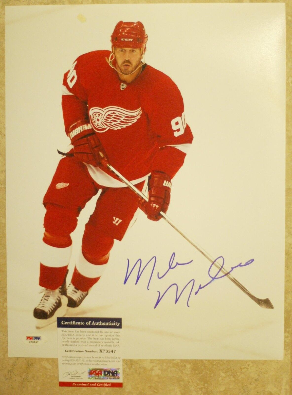 Mike Modano 11x14 Photo Poster painting Signed Autographed Auto PSA DNA Stars