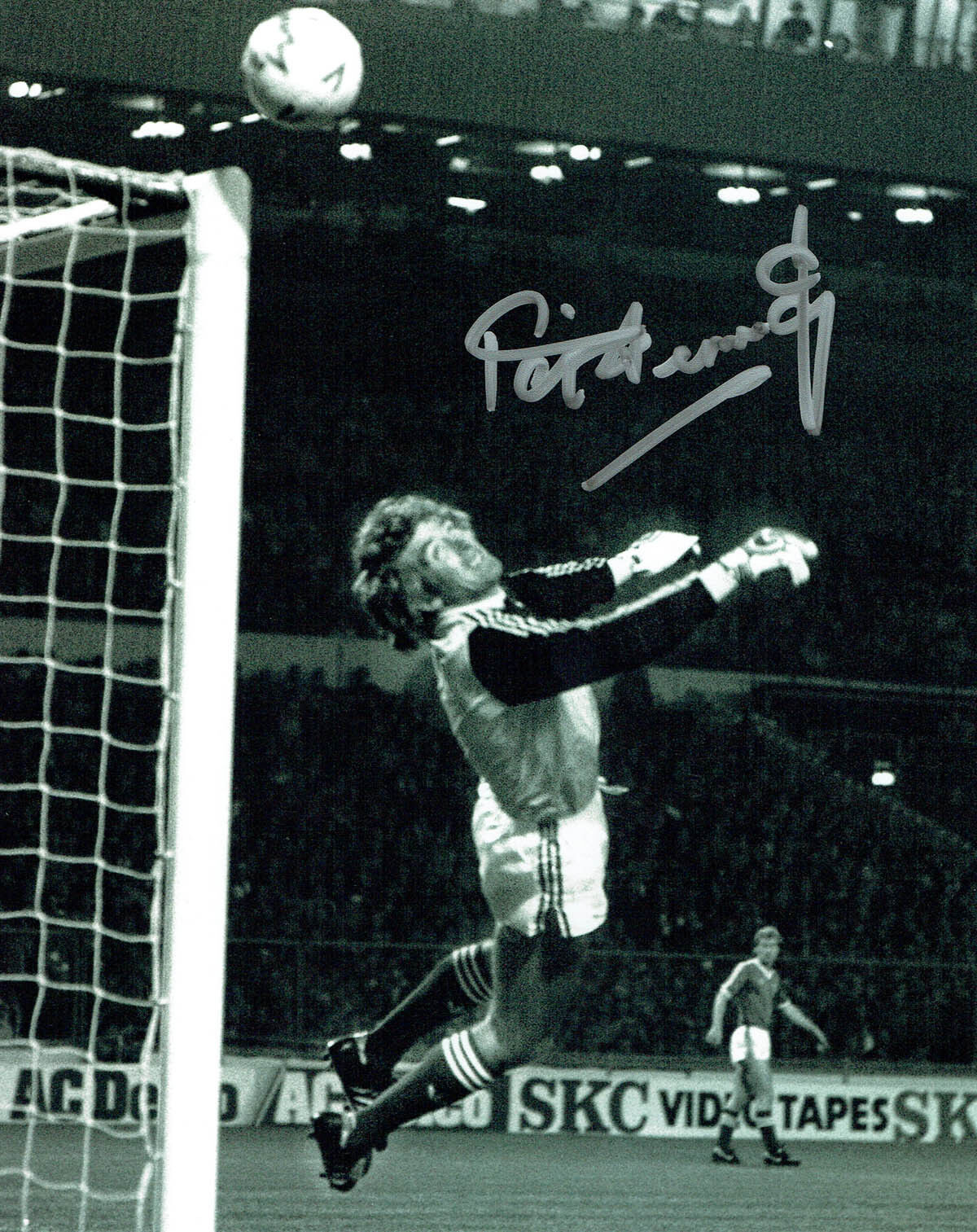 Pat JENNINGS Signed Photo Poster painting Autograph Spurs Arsenal Northern Ireland AFTAL COA