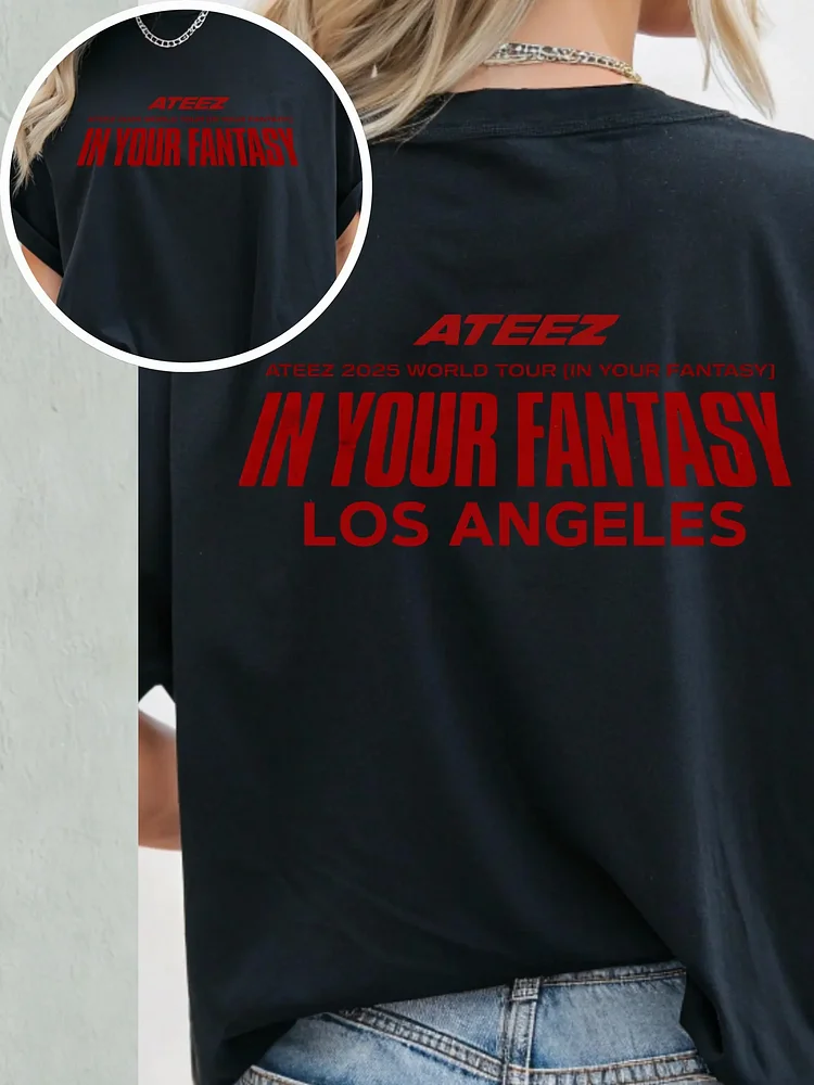 ATEEZ 2025 アメツ限定 T shirt TOUR ver ATEEZ 2025 World Tour in Your Fantasy Shirt – Kpop Exchange