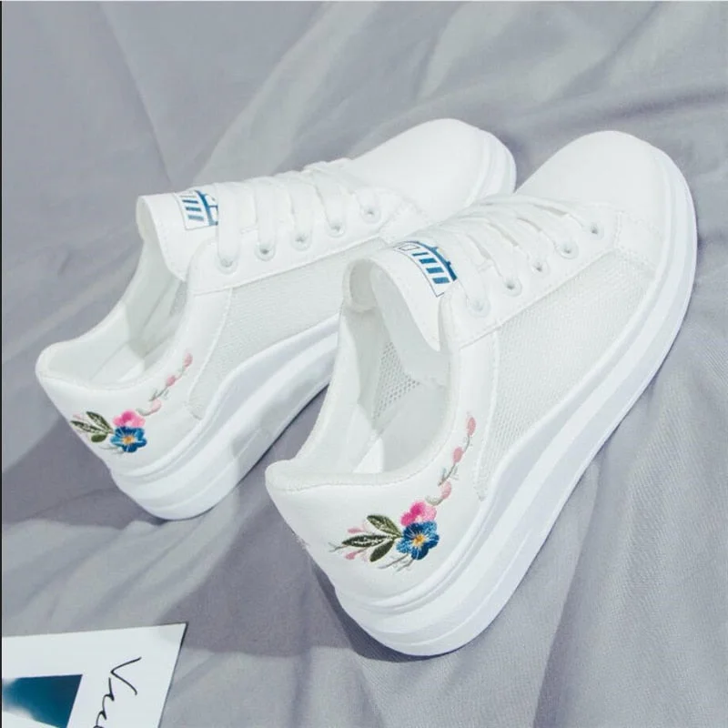 Female Flat Casual Shoes 2021 New Spring Summer Women Vulcanized Shoes Women's Shoes Sneakers White Shoes Woman Zapatillas Mujer