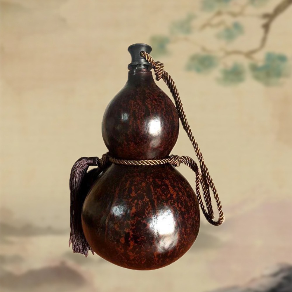 Tegooe Retro Gourd Shape Water Bottle Large Capacity