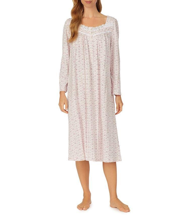 Floral Long Sleeve Ballet Nightgown