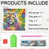 Diamond Painting-DIY Crystal Rhinestone Colorful Cat
