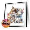 4Pack Gnomes Trucks-Crystal Rhinestone Diamond Painting(30x30cm)