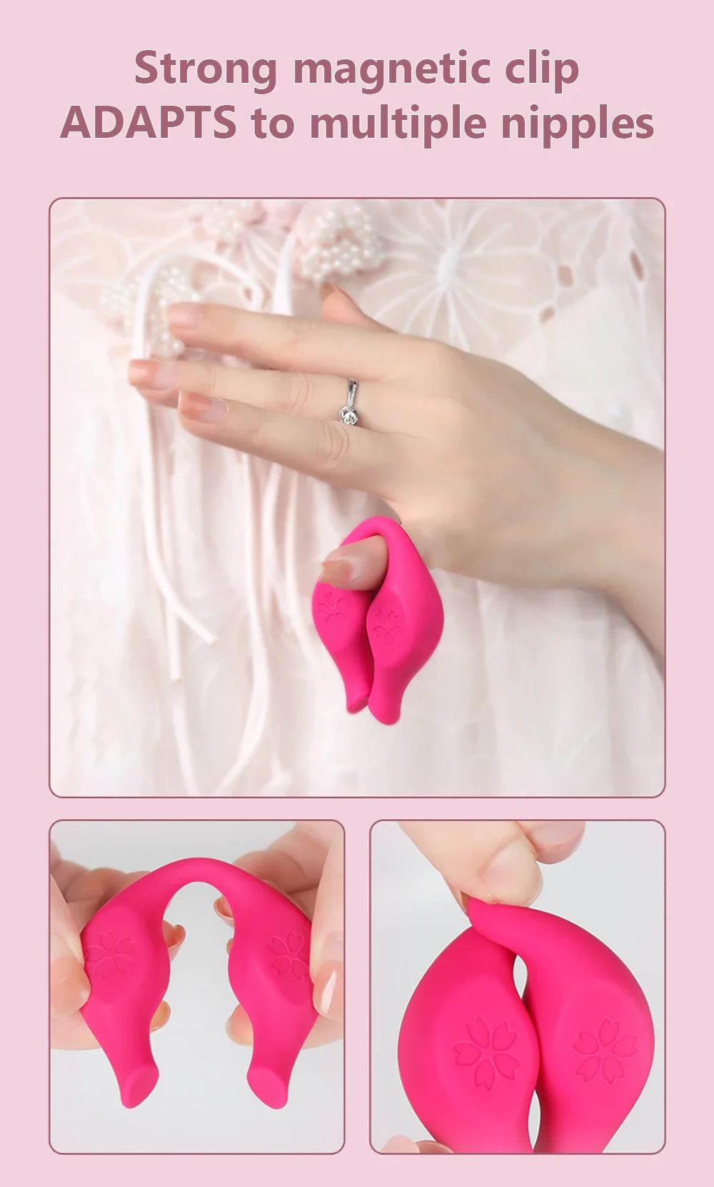 Nipple Breast Clip Stimulation Powerful Magnetic Nipple Clamps