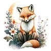 Diamond Painting -DIY Round Drill Fox(40x40cm)