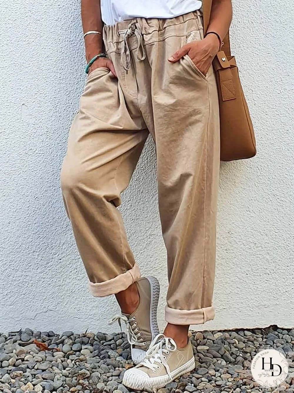 Cotton-Blend Pants