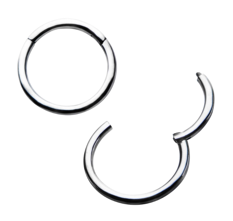 Surgical Steel Clicker Hinged Segment Ring Prince Albert Piercing Cock Jewelry	