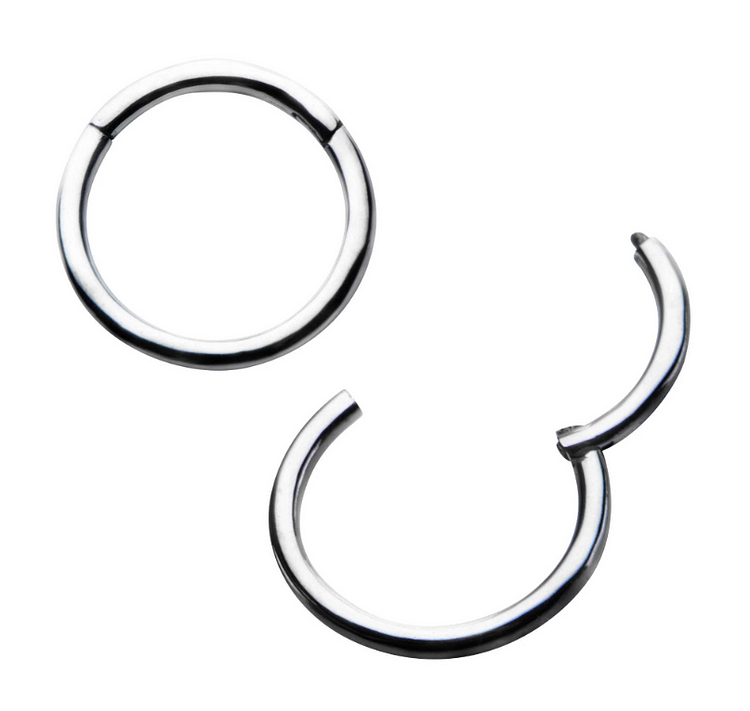 Surgical Steel Clicker Hinged Segment Ring Prince Albert Piercing Cock Jewelry	 Weloveplugs
