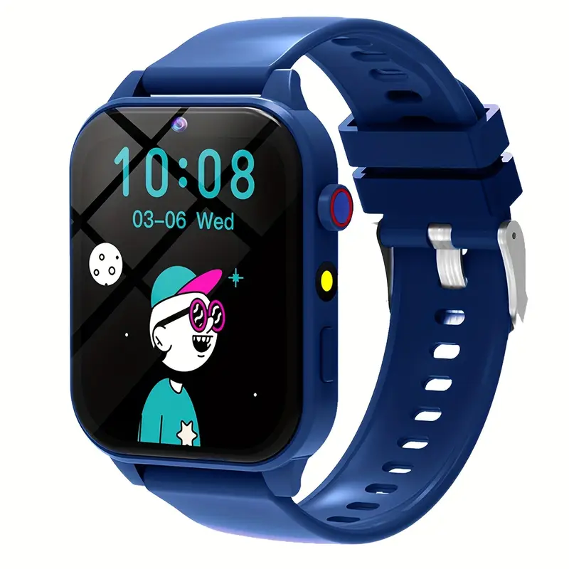 multi game educational watch gaming smartwatch high definition touchscreen camera music player alarm clock calculator led lighting gift birthday gift Product details 3