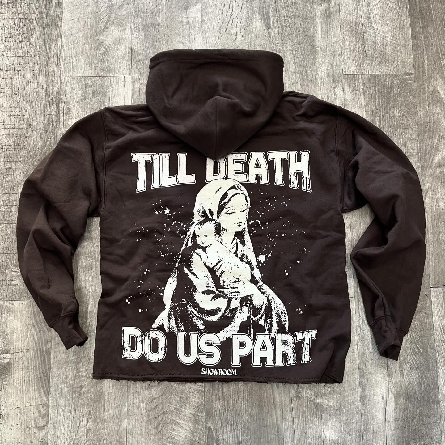 Vintage print hoodie