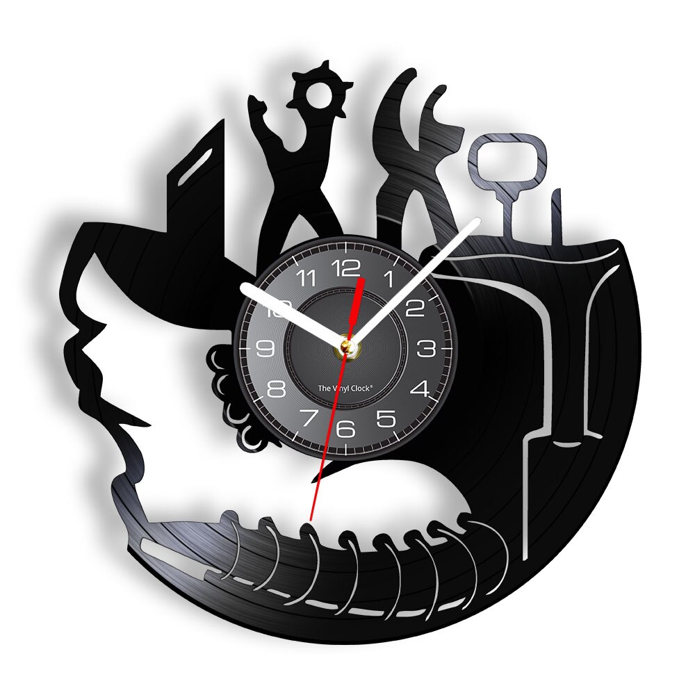 

Shoe Repair Inspired - Vinyl Record Wall Clock - Without LED, 501 Original