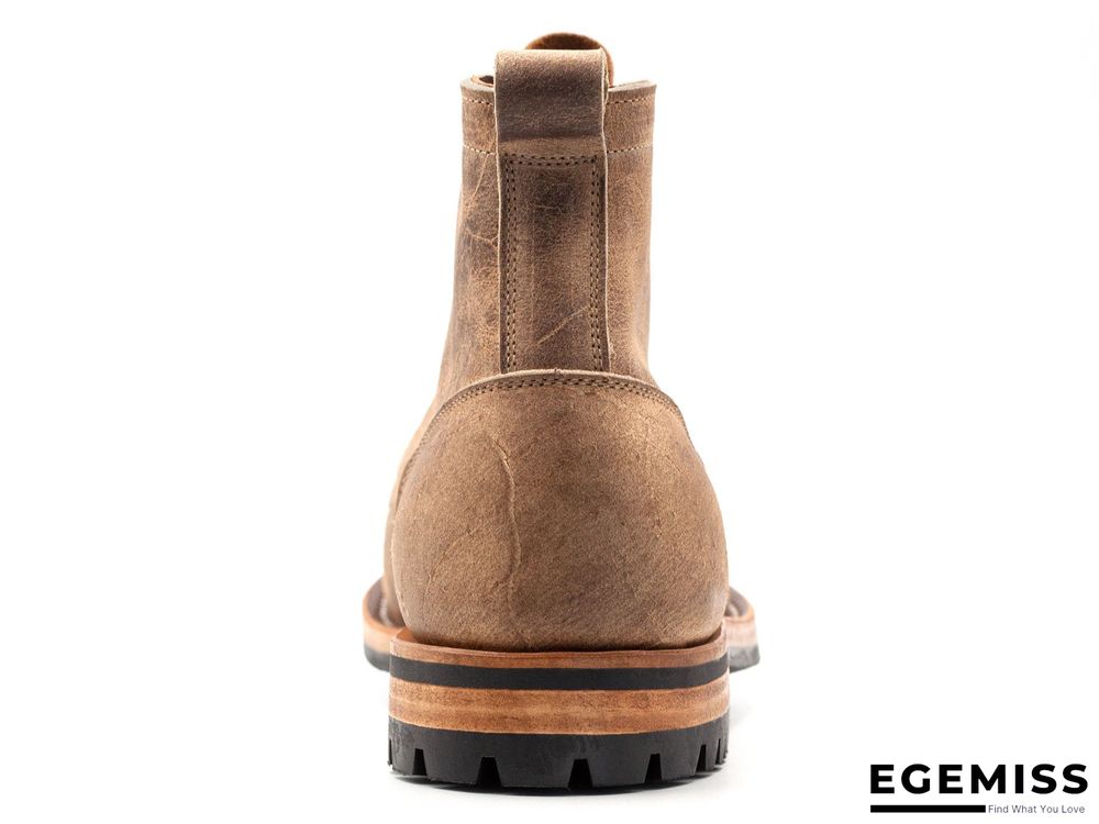 Cow Split Leather Men Boots Comfortable Boots Men Footwear Rubber Ankle Boots Men's Shoes | EGEMISS