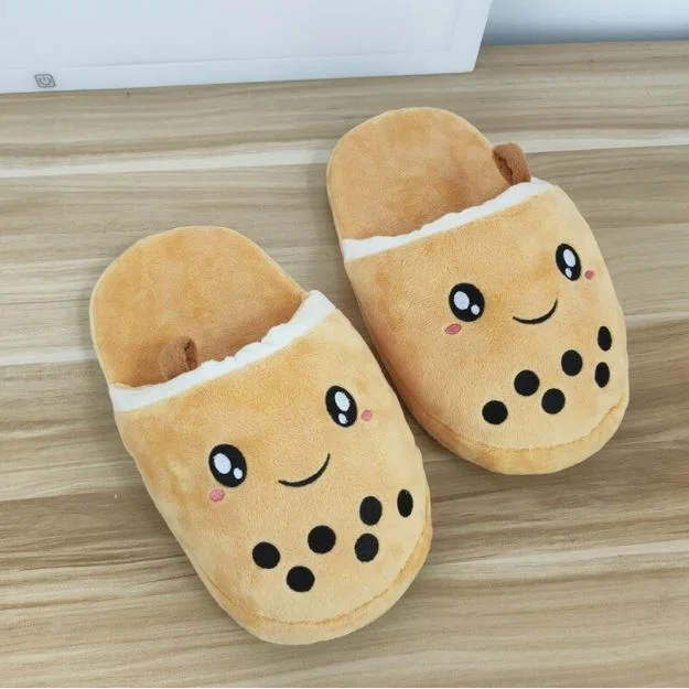 Ultra Sweet Boba Milk Tea Slippers - One Size