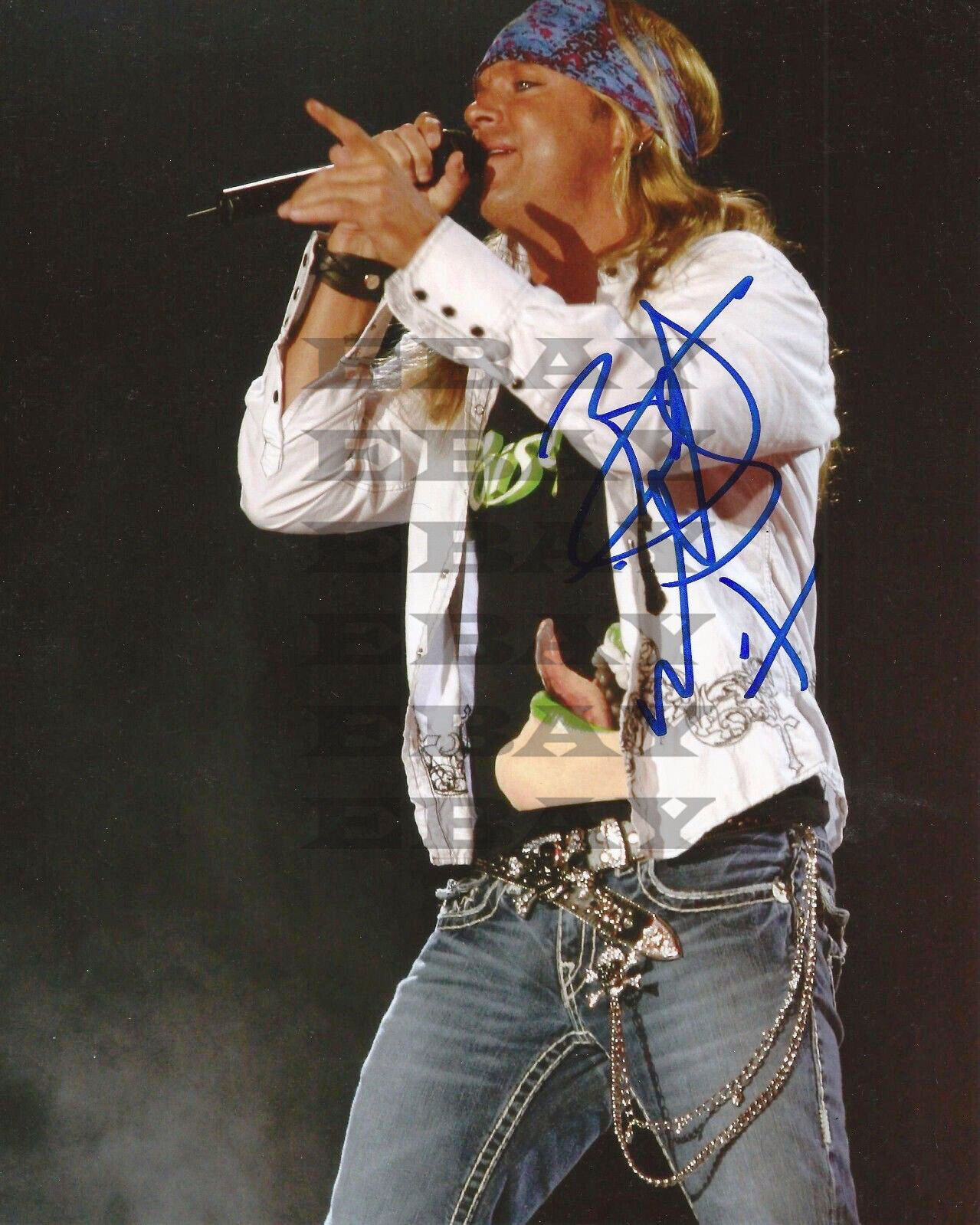 BRET MICHAELS Poison Autographed signed 8x10 Photo Poster painting Reprint