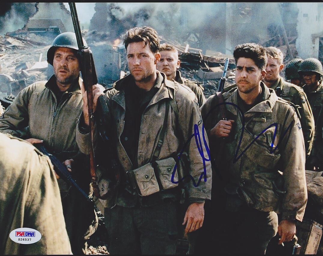 Edward Ed Burns SIGNED 8x10 Photo Poster painting Saving Private Ryan PSA/DNA AUTOGRAPHED