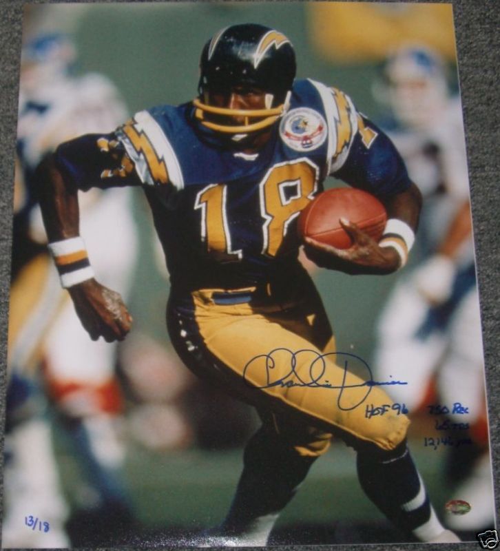 Charlie Joiner Signed 4x STAT 16x20 Photo Poster painting PSA/DNA COA HOF '96 Football Autograph