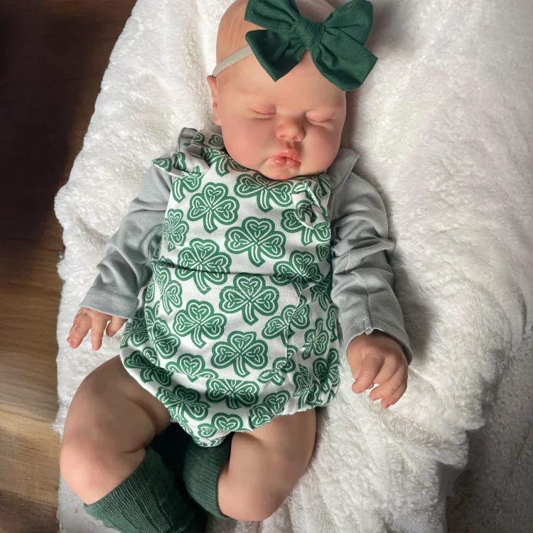  20" Reborn Lifelike Sleeping Baby Girl Kerrina Reborn Doll, with Pacifier and Bottle - Reborndollsshop®-Reborndollsshop®