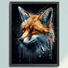 Watercolor Fox-11CT Stamped Cross Stitch 40*53cm