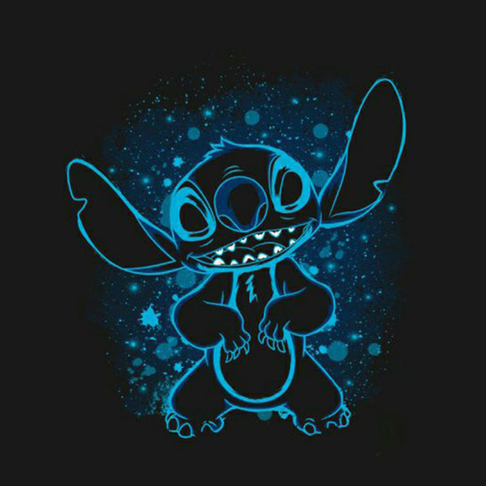 

Cartoon Blue Stitch - Square Drill Diamond Painting - 40*40CM, 501 Original