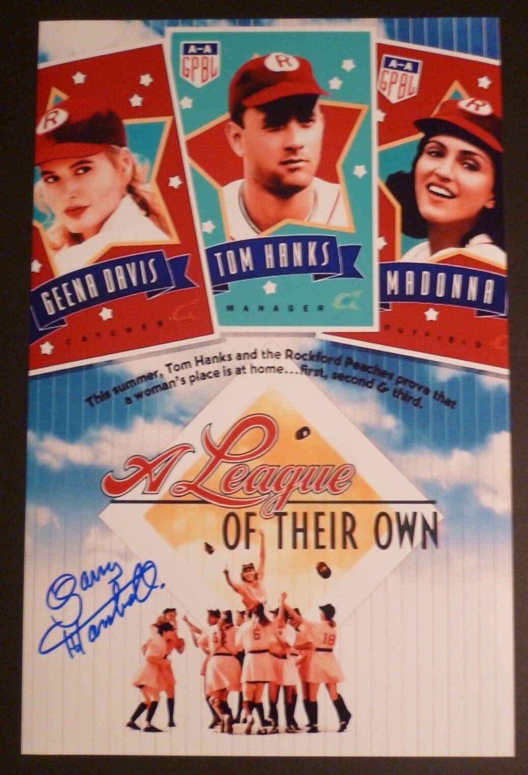 GARRY MARSHALL Hand-Signed A LEAGUE OF THEIR OWN