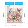 Diamond Painting-DIY Crystal Rhinestone Flower and Butterfly