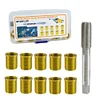 Spark Plug Thread Repair Kit M12x1.25 Inserts & M14x1.25 Tap Kit for Car Engine