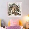 Nativity-11CT Stamped Cross Stitch 45*45cm/17.72*17.72in