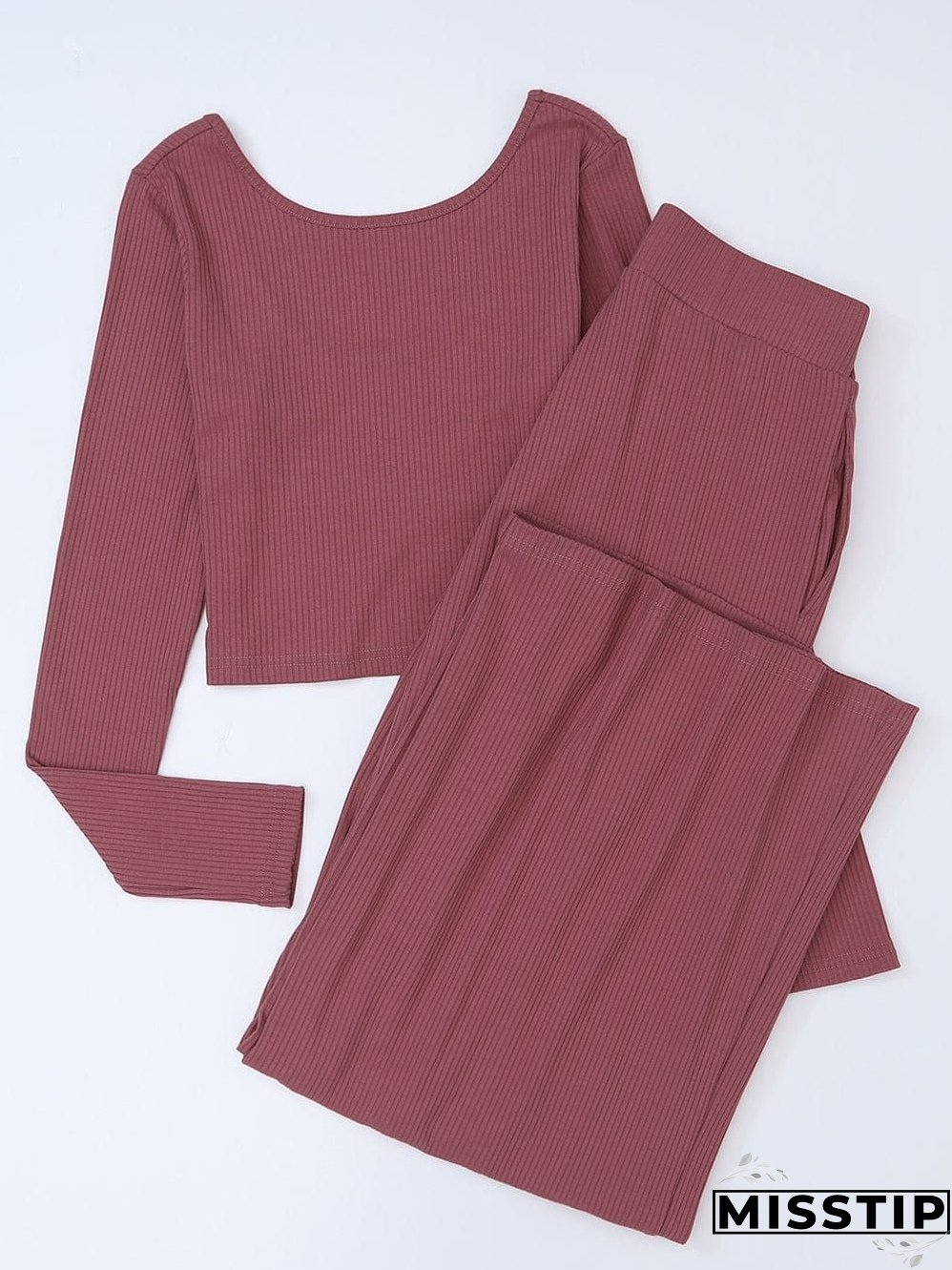 Comfortable Knit Set: Perfect for Lounging or Going Out