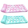 Inflatable Pool Float Lounger with Headrest PVC Air Mattress for Lake Beach