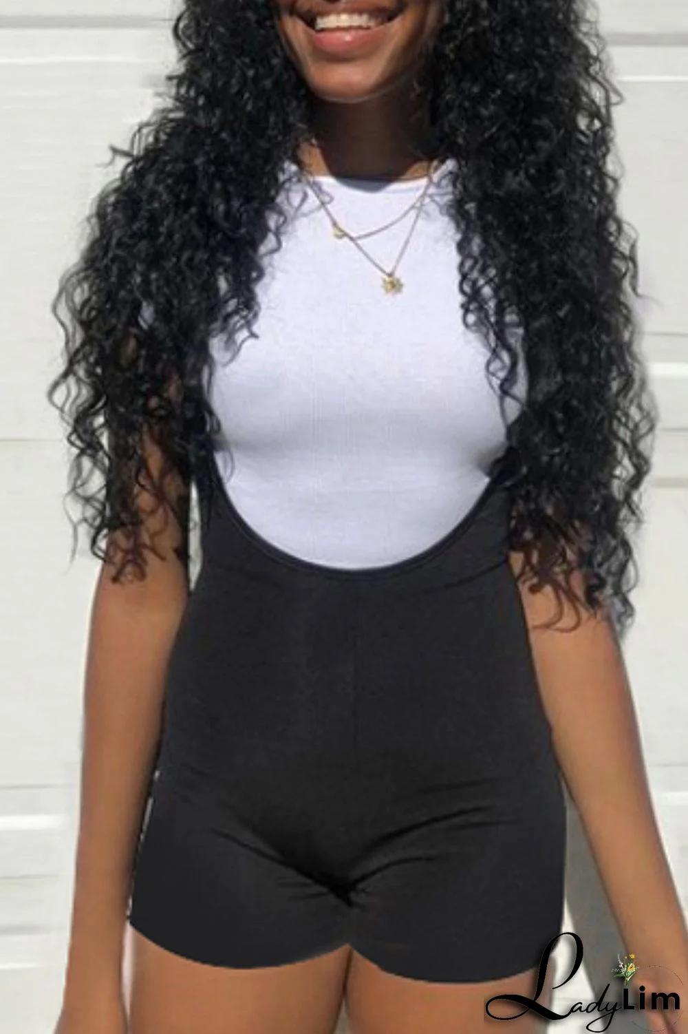 Black Casual Solid Patchwork O Neck Short Sleeve Two Pieces