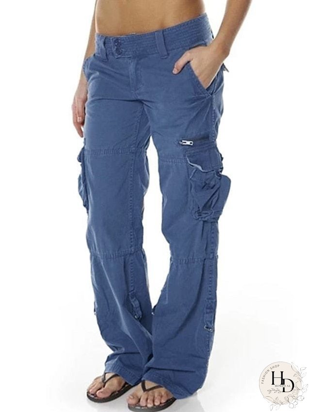 Streetwear-Inspired Black Cargo Pants