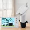 Ultrasonic Water Tank Liquid Level Meter with Temperature Sensor Time Display