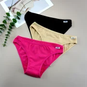 Gamehomew 3PCS/Pack Ladies Cotton Panties Free Shipping Comfortable Female Underpants Simple Solid Candy Color Underwear